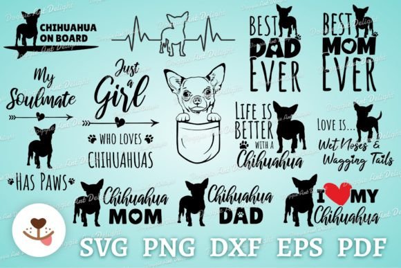 Chihuahua Dog Lover Bundle: Design Review for Embroidery