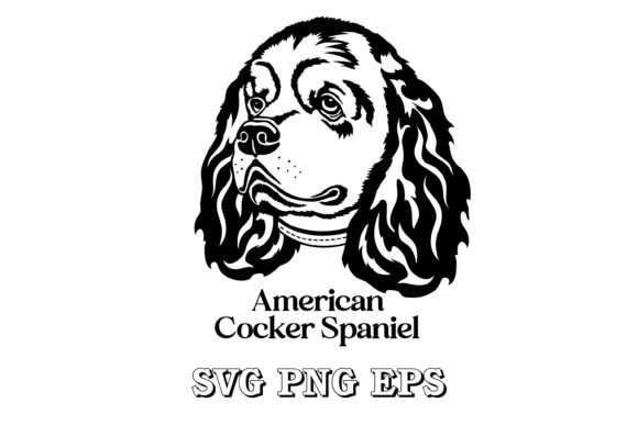 Cocker Spaniel Dog Silhouette Face Svg Review