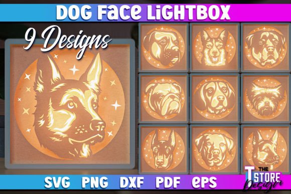 Dog Face Lightbox SVG: Practical Design Review