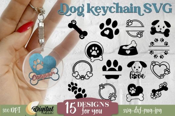Dog s Round Keychain SVG: A Designer's Review