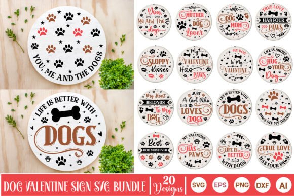 Dog Valentine Sign SVG Bundle – A Designer’s Review