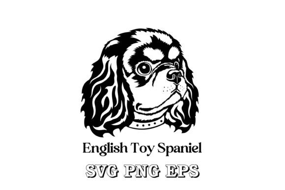 English Toy Spaniel Dog Face Vector: A Designer's Review