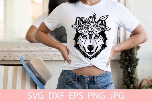 Floral Cute Husky Dog Animal Pet SVG: A Designer's Review
