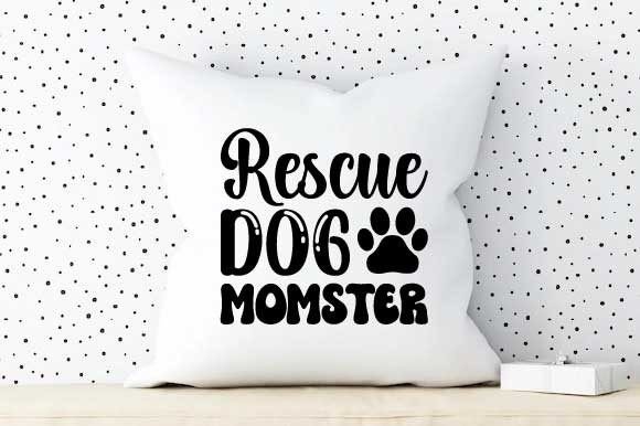 Free Svg Dog Typography Design Review for Embroidery