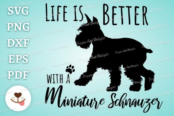 Miniature Schnauzer Dog Lover Png Svg Review