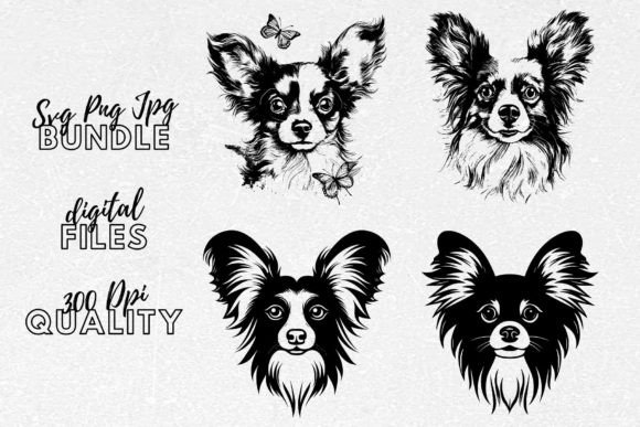 Papillon SVG - Papillon Dog Clipart: A Designer's Review
