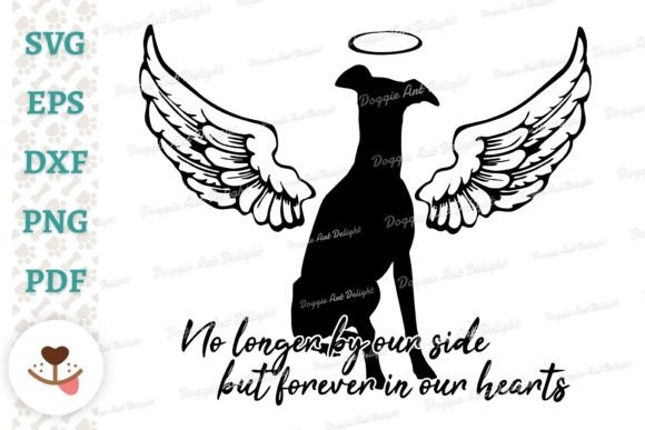 Whippet Dog Memorial Remembrance Svg Png